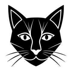 black cat face