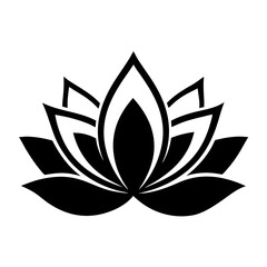 black and white flower