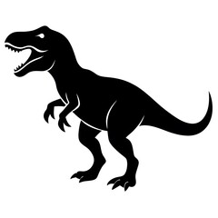 silhouette of a dinosaur