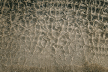 Top-Down View of Natural Sand Texture