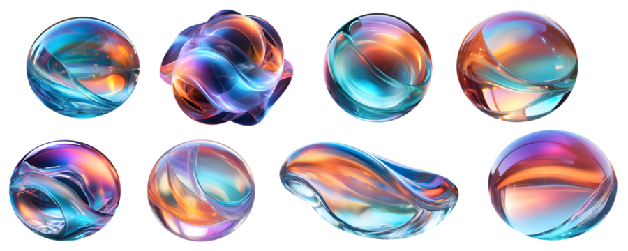 Light blue abstract transparent object that blends seamlessly into its background