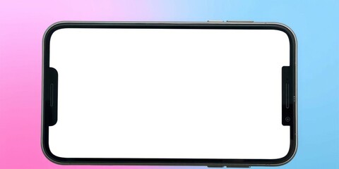 Fototapeta premium Smartphone with four square post layout mockup on display, mockup, social media