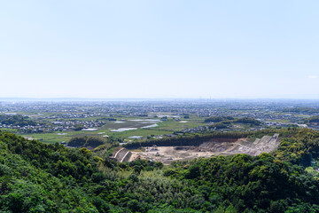 Obraz premium 愛知県西尾市の町並み