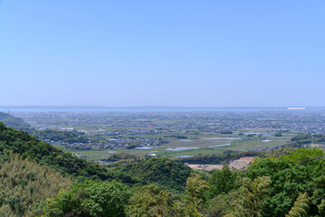 Fototapeta premium 愛知県西尾市の町並み
