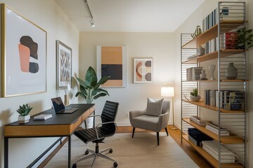 Fototapeta premium Modern work space at home