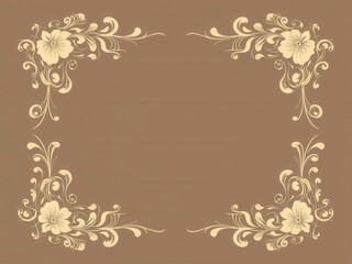 Fototapeta premium A collection of elegant vintage frames with intricate floral and ornamental designs, collection, frame, retro