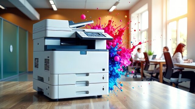 High-Quality Printing Services - Office Copier & Printer Banner Ad