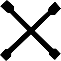 Simple icon of Repair Related Vector graphic template Icons. Contains such Icons as Screwdriver, Work Tools, Screw, Paintbrush, Shovel, Chainsaw, Ruler, Axe, Hammer. Engineer, Tech Support elements