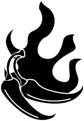 food illustration spicy silhouette hot logo red icon chili outline cooking pepper mexican spice vegetable ingredient chilli fresh restaurant shape for vector graphic background