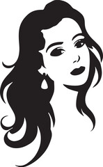 woman with long hair