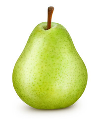 Pear. Pear isolated on white background. Pear Clipping Path.