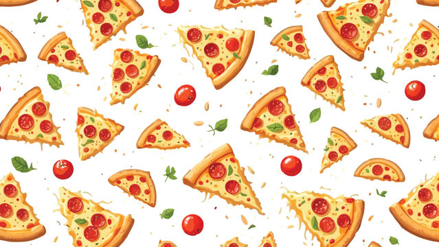 Pizza slices pattern