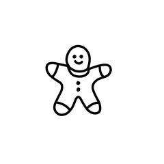 christmas line icon
