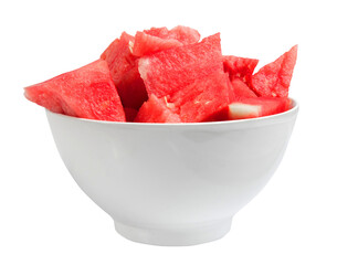 Sweet watermelon slices isolated