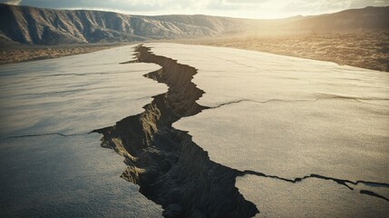 Impact of Earthquake on Landscape Formation