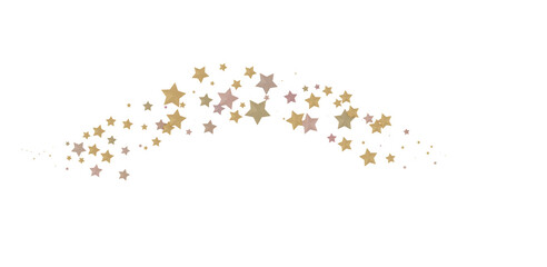Stars - stars. Confetti celebration, Falling golden abstract decoration for party, birthday celebrate,