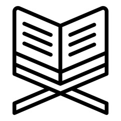 Quran icon. Vector line icon