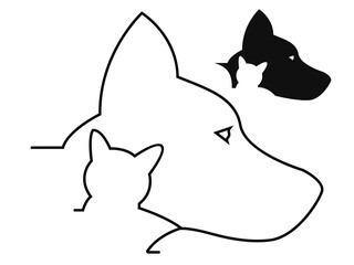 Art & Illustration dog logo image