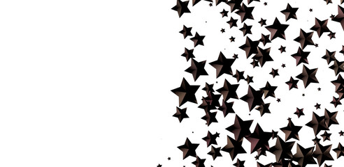 XMAS Stars - Glossy 3D Christmas star icon. Design element for holidays. -