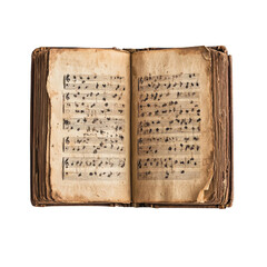 Close-Up of an Antique Christmas Carol Book, Evoking Holiday Nostalgia