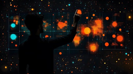 Visual business planning tool highlighting success trends, key goals, and targets for 2025 in sleek graphics