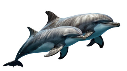 dolphin isolated on white background
