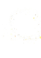 Abstract Gold and White Starry Night