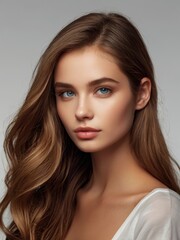 Fototapeta premium Woman long hair