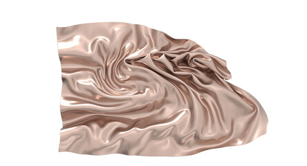 Abstract Draped Fabric, a 3D Illustration