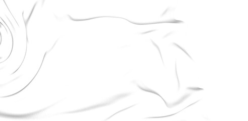 Close-up image of a white fabric, showcasing its texture and flowing drapes. The folds and curves of the material create a mesmerizing abstract pattern