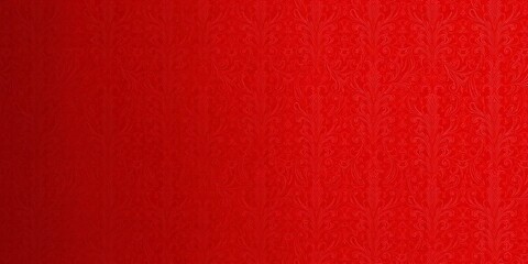 Fototapeta premium Red wallpaper featuring an intricate damask pattern, background, elegant, texture