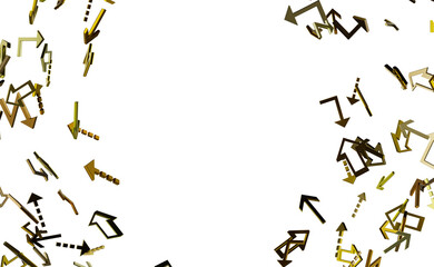 Abstract Gold Arrows Background