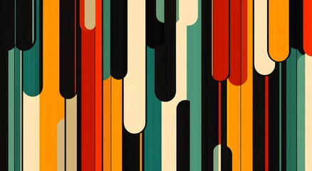 Abstract Vertical Stripes Pattern Design