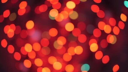 Vibrant orange bokeh lights creating a dreamy abstract background, decoration, abstract