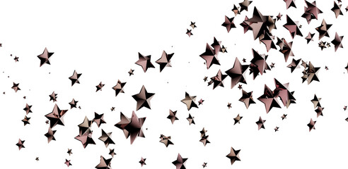 Cosmic Christmas Showers: Dynamic 3D Illustration of Descending Celestial Showers for the Holidays