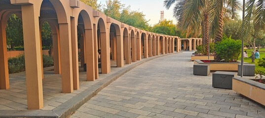 walkway in the park