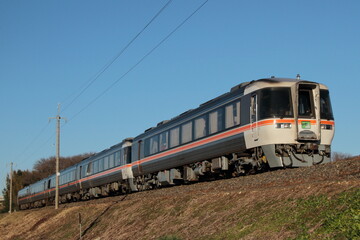 Obraz premium キハ85系「ワイドビューひだ」_2014/12/27撮影