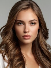 Fototapeta premium Woman long hair