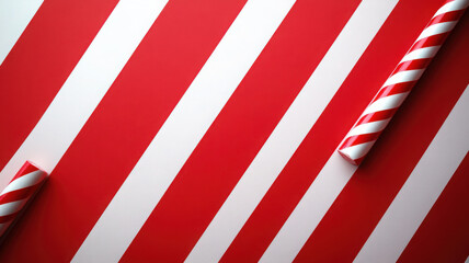 Fototapeta premium Candy Cane Stripes