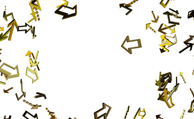 Abstract Gold Arrows Background