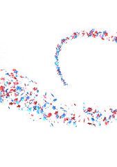 Confetti - Confetti confetti on american independence day PNG 3d