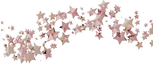 XMAS Stars - Festive christmas card. Isolated illustration white background. -