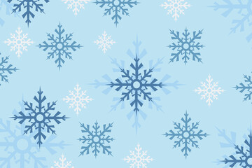 Beautiful ice flower background with bright blue color combination, Winter background