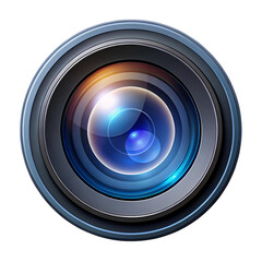 camera lens isolated on white