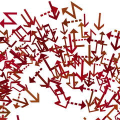 Abstract Blue Arrows Background