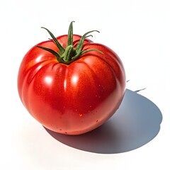 Fresh tometo fruit on white blackground