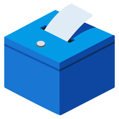 Ballot Box with Vote
