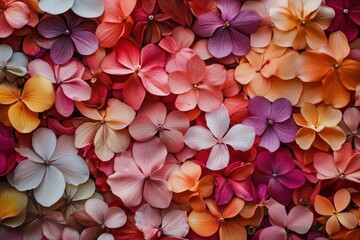 Obraz premium Vibrant floral arrangement in warm hues.