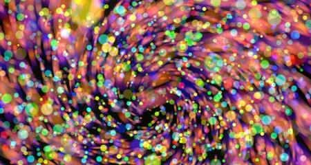 Fototapeta premium Abstract Swirling Lights Background
