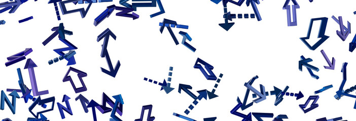 Abstract Blue Arrows Background